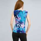 Drape Neck Tank with Knot Detail. image number null