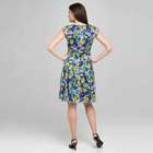 Floral Ruffly Seam Party Dress image number null